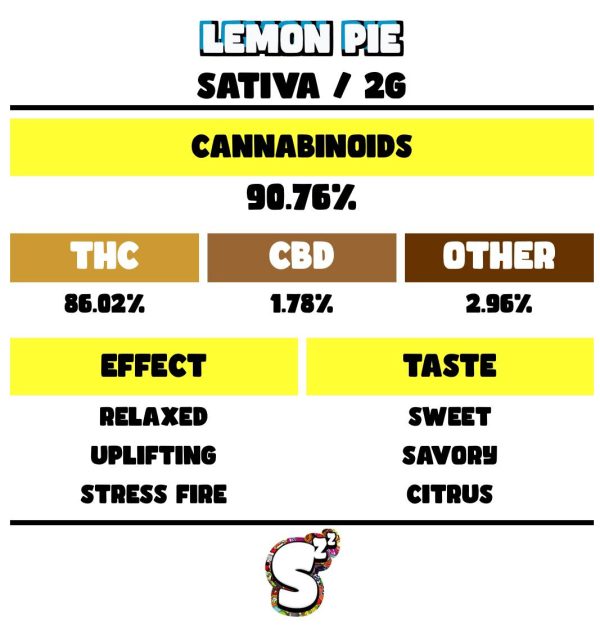 SNOOZE LEMON PIE DISPOSABLE 