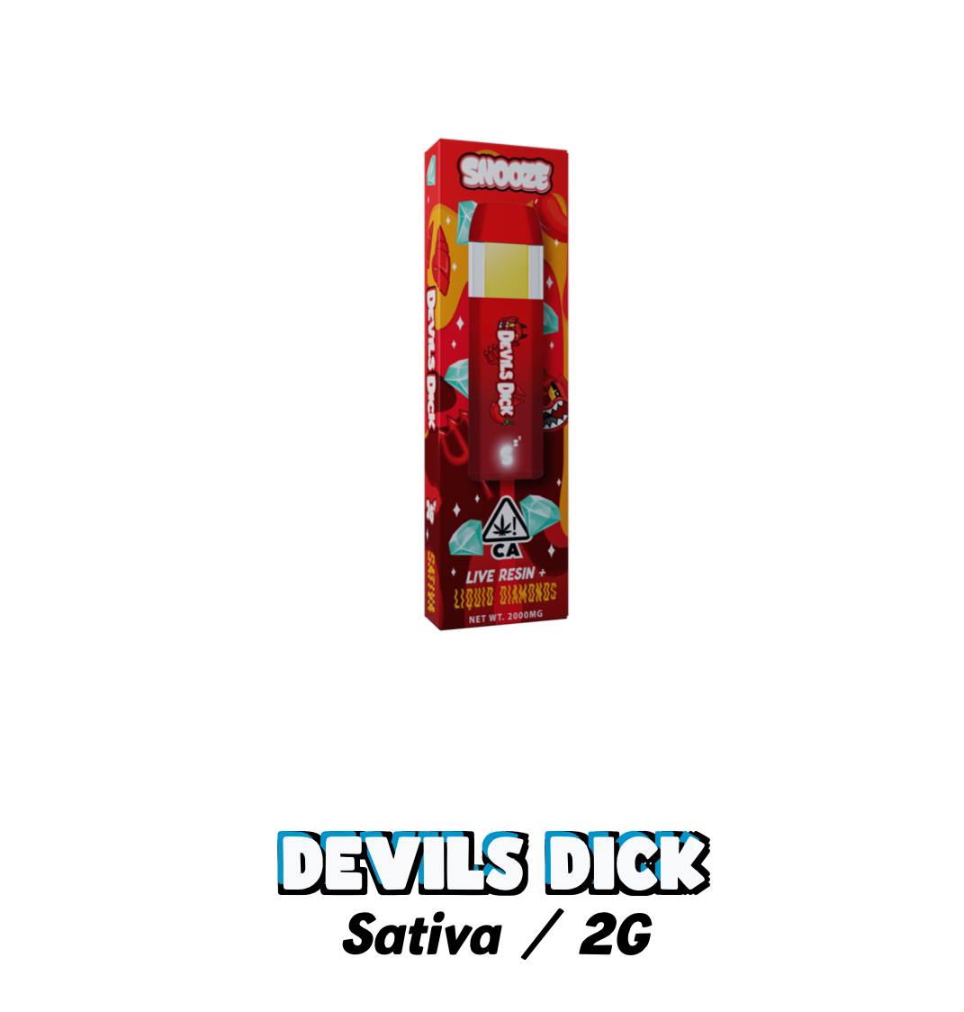 SNOOZE DEVILS DICK DISPOSABLE 