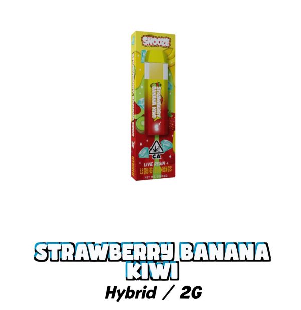 SNOOZE STRAWBERRY BANANA KIWI DISPOSABLE 