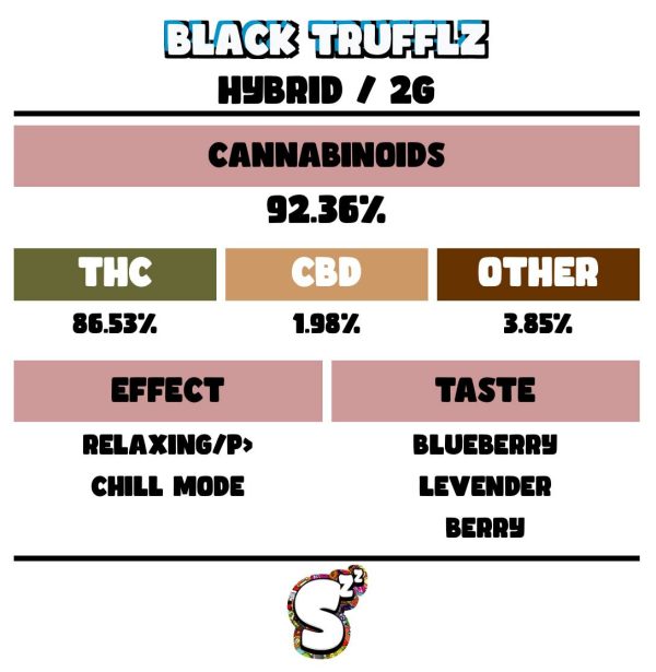 SNOOZE BLACK TRUFFLZ DISPOSABLE 