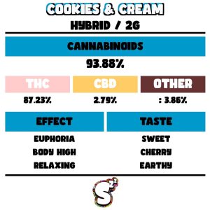 SNOOZE COOKIES & CREAM DISPOSABLE