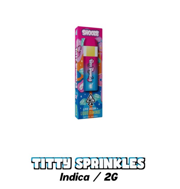 SNOOZE TITTY SPRINKLES DISPOSABLE 