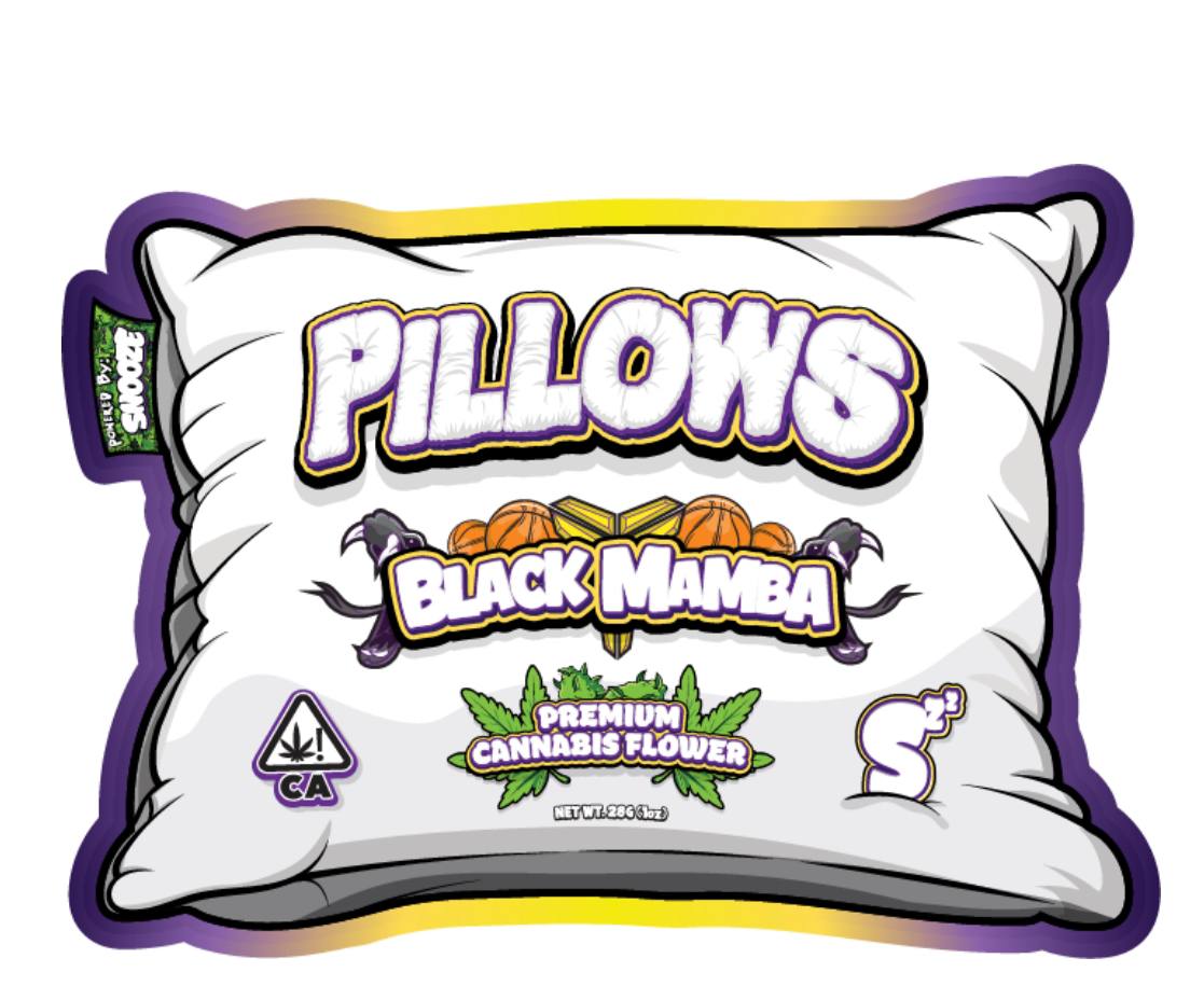 SNOOZE PILLOWS BLACK MAMBA 