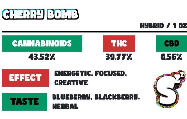 SNOOZE CHERRY BOMB PREMIUM CANNABIS FLOWER 