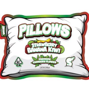 SNOOZE PILLOWS STRAWBERRY BANANA KIWI PREMIUM CANNABIS FLOWER 