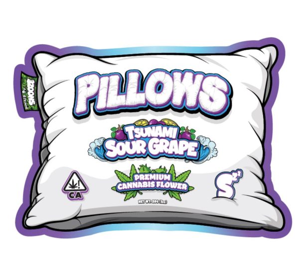 SNOOZE PILLOWS TSUNAMI SOUR GRAPE PREMIUM CANNABIS FLOWER